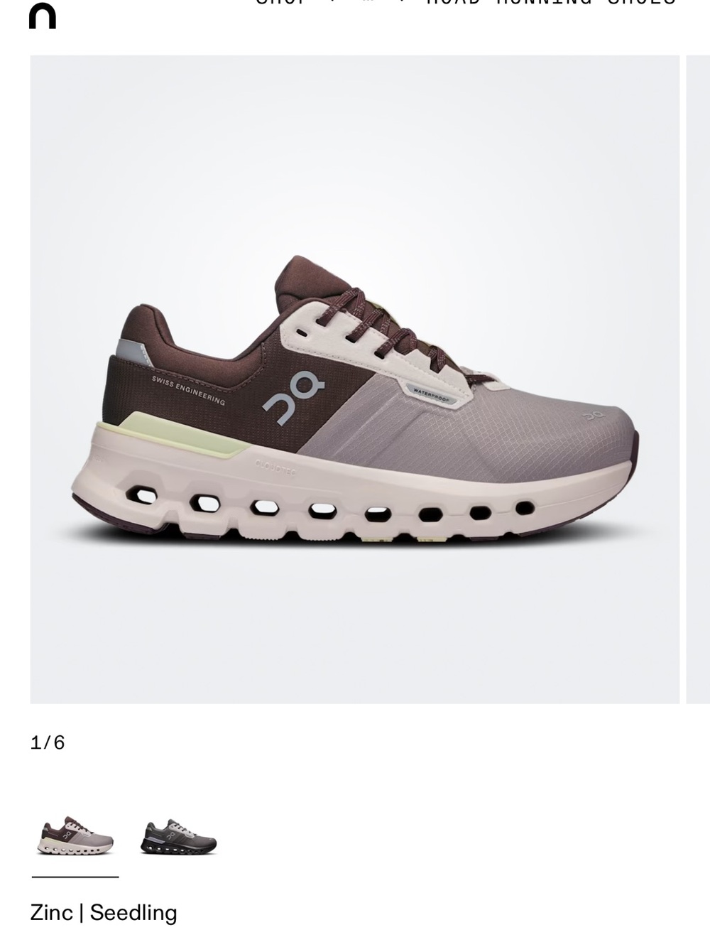 On Cloudrunner 2 waterproof